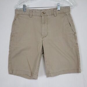 Vineyard Vines Shorts Mens 30 Chino Stretch Flex Casual Flat Front Tan Khaki